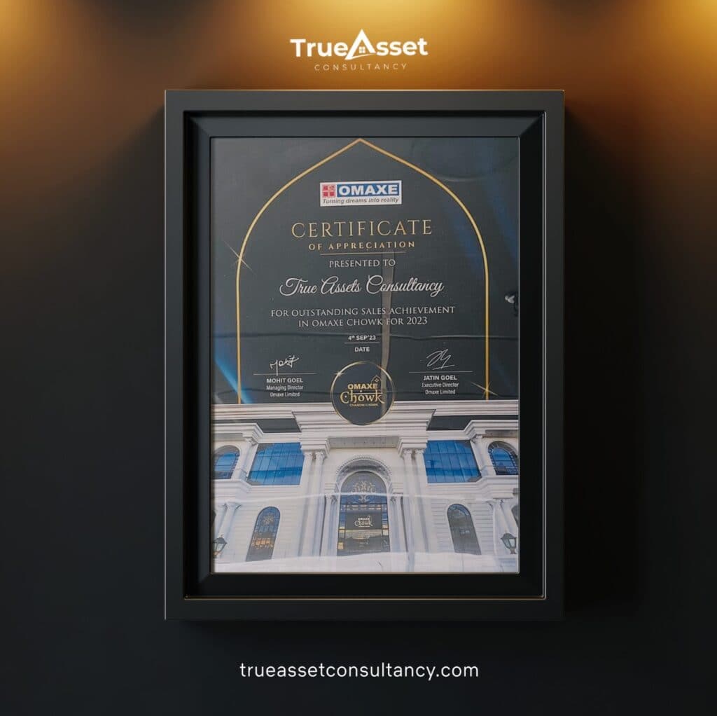 Certificate by Omaxe