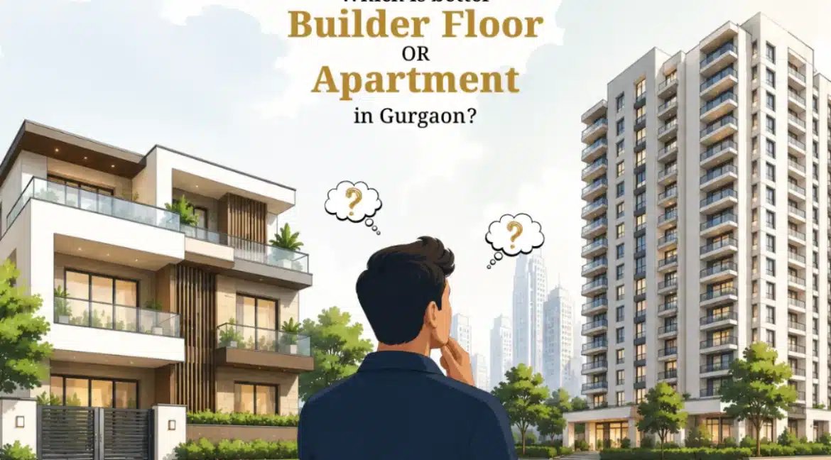 Plot vs Apartment vs Builder Floor in Gurgaon